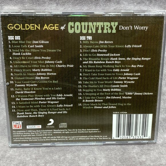 Golden Age Of Country 2-CD Set Time Life Collection Various Artists - Picture 3 of 9